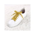 thumbnail image 2 of INSPIRE CHIC Unisex Glitter Shiny Metallic Sparkling Flat Sneakers Shoelace 100cm/39.37" Gold, 2 of 6