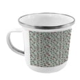 thumbnail image 2 of Geometric Steel Camping Mug, Vertical Lines Stripes with Circular Shapes Funky Faded Colors, Printed Thermal Cup for Camping and Outdoor Activities, by Ambesonne, 2 of 2