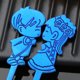 thumbnail image 4 of de de de de Dibujos Animados de material acero Inoxidable de 12,3 Cm de para Azul, 4 of 9