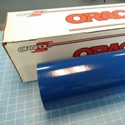 Blue 24" x 10 Ft Roll of Glossy Oracal 651 Vinyl for Craft Cutters and Vinyl Sign Cutters