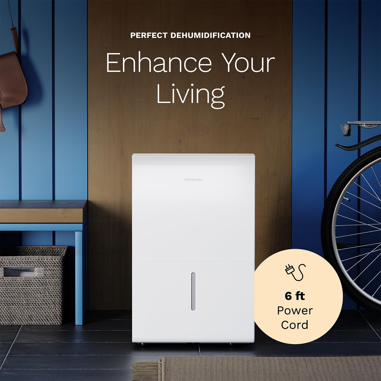 7000 Sq Ft WiFi Dehumidifier, 50-120 Pint Portable Dehumidifier with Humidity Control Auto Shutoff for Basement Home Office