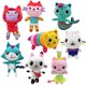 thumbnail image 2 of Oferta en casa de muñecas Gabby, juguete de felpa Mercat, animales de peluche de dibujos animados, gato sonriente, coche, gato, abrazo, muñecas para niñas, regalos de cumpleaños para niños, 2 of 4