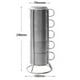 thumbnail image 1 of Juego de tazas de café de doble pared 304 tazas de acero inoxidable tazas de café paquete de 5 tazas, 1 of 5