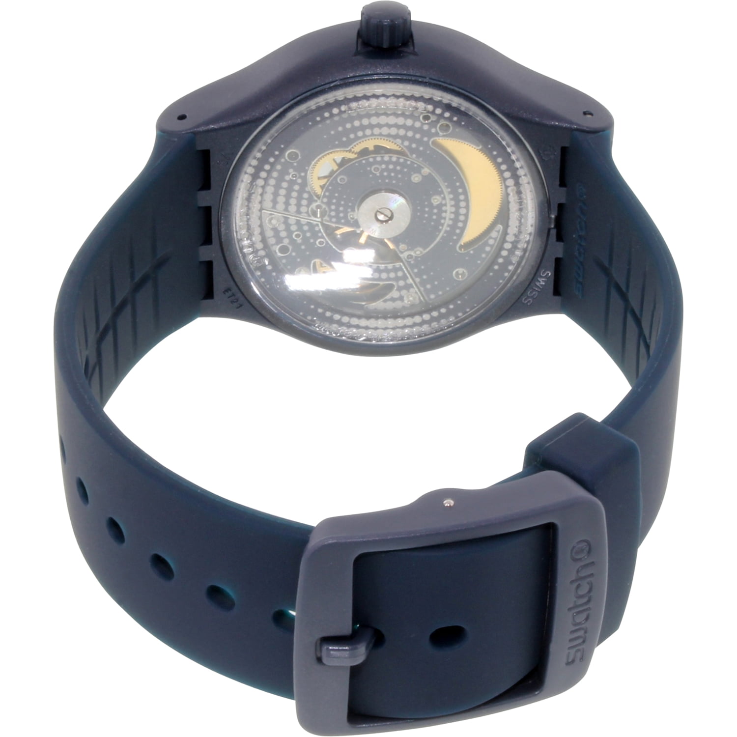 SWATCH SISTEM NAVY Unisex Watch SUTN400 - Walmart.com