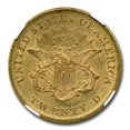 thumbnail image 3 of 1852 $20 Liberty Gold Double Eagle AU-55 NGC CAC, 3 of 3