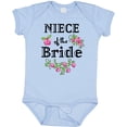 thumbnail image 3 of Inktastic Niece of the Bride Roses Girls Baby Bodysuit, 3 of 5