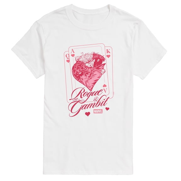 X-Men - Rouge Gambit Cards Short Sleeve Graphic T-Shirt