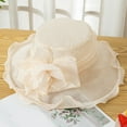 thumbnail image 4 of Under $1 PEONAVET Beach Hat Tea Party Accessories for Women Hats for Women, 4 of 6