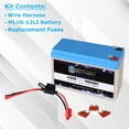 thumbnail image 2 of 12V 10Ah Lithium Replacement Battery Compatible With XMX 618 Ride On Jeep, 2 of 7