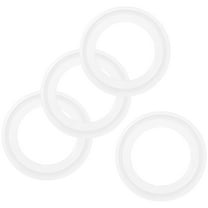 Uxcell 4-Pack Silicone O-Rings Gasket 1.7 in/42mm O-Rings Seal Gasket Fits for OD 2.5 in/64mm Sanitary Pipe Weld Ferrule White