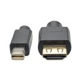 thumbnail image 3 of Mini DisplayPort 1.2a to HDMI Active Adapter Cable with Gripping HDMI Plug, HDMI 2.0, HDCP 2.2, 4K x 2K @ 60 Hz (M/M), 20 ft., 3 of 4