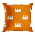 thumbnail image 1 of EREHome Ancient Medieval Wall and Towers Pattern in Orange Color for Any Design Geometric Antique Pillow Case 18x18 Inches Pillowcase, 1 of 1