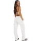 thumbnail image 4 of Pantalones Cargo de Mujer, de Felpa, de Talle Alto, Holgados, Estilo Deportivo, para Mujer, Pantalones Casuales con 8 Bolsillos. L, 4 of 9