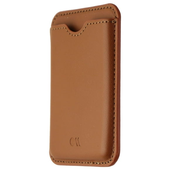 Case-Mate Magnetic Card Holder for MagSafe Compatible iPhones - Cognac Brown