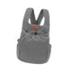 thumbnail image 4 of Mochila transportadora para mascotas, transportadora para perros pequeños, suministro portátil único para mascotas, paquete frontal para perros, bolsa gris, 4 of 8
