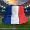 thumbnail image 2 of Bmisegm Fishing Hat French Football Team Hat Sun Outdoor Summer UPF 50 Sun Protection Packable Lightweight Foldable Breathable Bucket Hats for Women, 2 of 4