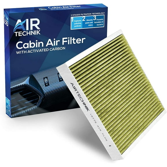 AirTechnik CF10775 PM2.5 Cabin Air Filter w/Activated Carbon  Fits Select 2010-2022 Buick, Cadillac, Chevy and Saab Models - 13271190