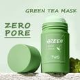 thumbnail image 2 of Mascarilla facial de limpieza profunda, máscara facial de té verde con Control de aceite, berenjena, elimina puntos negros, hidratante, antiacné, retráctil, cuidado de la poros de la piel Fivean unisex, 2 of 2