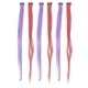 thumbnail image 1 of 6 unids de racha de pelo coloreada larga peluca recta colorida de la extensión del pelo recto, 1 of 6