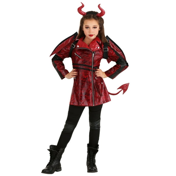 Kids Leather Devil Costume