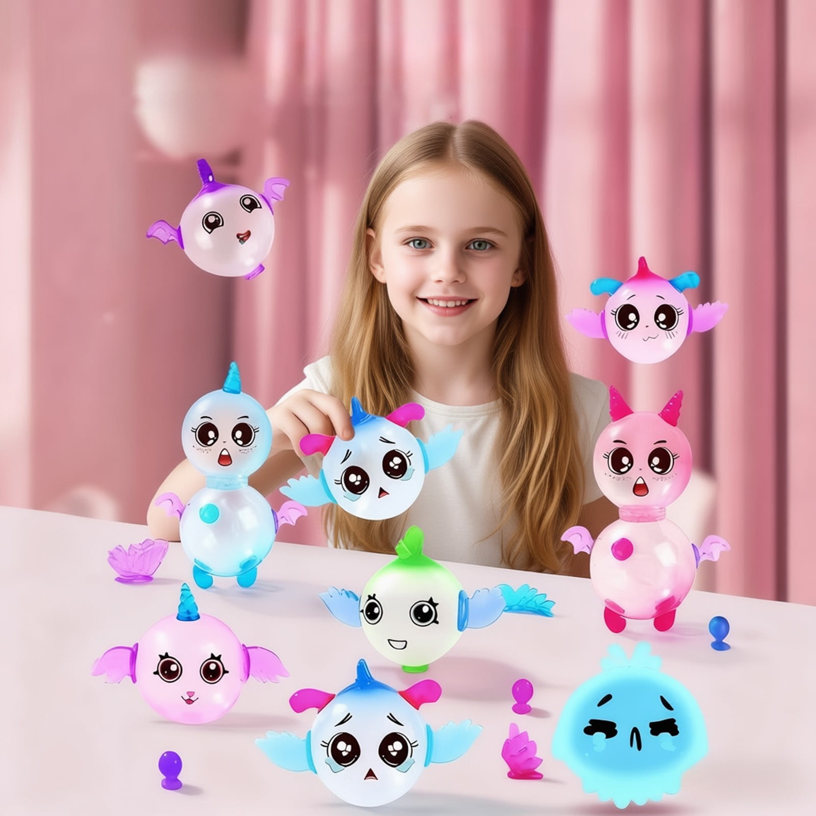 B Diy Inflatable Toy Handmade Bubble Maker Craft Kit For Kids Creative Play Fun Activity B