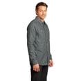 thumbnail image 4 of Men's Casual Long Sleeve Washed Woven Shirt, 4 of 6
