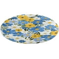 thumbnail image 4 of Floral Colorful Flower Round Rugs -Washable Non-Slip Small Round Area Rug Throw Soft Circle Rugs for Bedroom, Modern Print Indoor Carpet for Entryway Sofa Living Room, 4 of 6