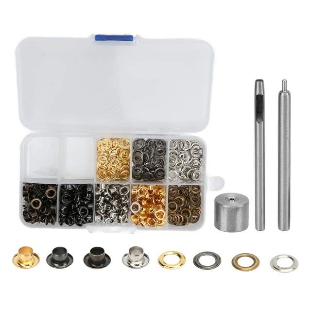 Ojales, 240 piezas, ojales de 4 mm, kit de ojales para bricolaje, tecnología avanzada