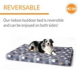 thumbnail image 5 of K&H Pet Products Superior Orthopedic Indoor/Outdoor Bed Gray/Paw Large 35 X 46 X 4 Inches, 5 of 10