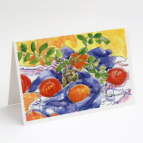 Apples Greeting Cards and Envelopes Pack of 8