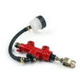 thumbnail image 2 of Motorcycle Rear Master Cylinder Hydraulic Brake Pump Fluid Reservoir Red, 2 of 4