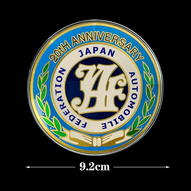 Pegatina/Emblema JAF (Japan Automobile Federation) – Rojo – Para