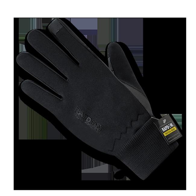 Rapid Dominance T45-PL-BLK-03 Neoprene Gloves with Cuff, Black Large by Rapid Dominance