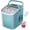 Blue, variant on Countertop Ice Maker Machine with Handle, 26lbs Per Day, 9 Ice Cubes Ready in 6 Mins, Auto-Cleaning Portable Ice Maker with Basket and Scoop, for Home/Kitchen/Camping/RV (Red)