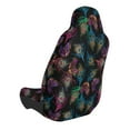 thumbnail image 2 of Naloa Feathers And Butterflies Car Seat Covers Universal Front Seat Coves for Car Accessories ,Padded Car Covers for Automotive, SUV, Truck, and Van, 2 of 5