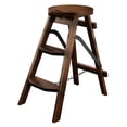 thumbnail image 4 of NovaSolo Furniture Toscana Solid Wood Folding Step Stool in Natural Brown, 4 of 7