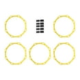 thumbnail image 4 of DYNWAVECA 5 Pcs Agilité 19.69 Pouces Entraînement Physique Multifonction Portable Exercice Extérieur pour Enfants Adultes Rugby Jaune, 4 of 10