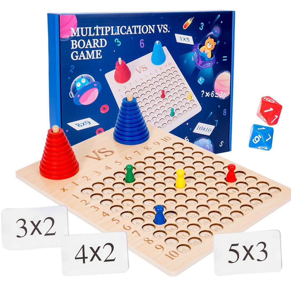 Multiplication Board GameWooden Multiplication Table Board Game