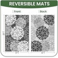 thumbnail image 2 of Outdoor Rug Waterproof Outdoor Plastic Straw Rug Reversible Patio Rug Mat Outdoor Decor Large Area Mats for RV, Picnic, Backyard, Deck, Balcony, Porch, Beach, Camping, 5'x 8',Grey, 2 of 6