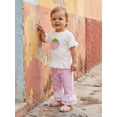 thumbnail image 5 of BemeyourBBs Kids Toddler Baby Girl Summer Clothes Little Girls Summer Strawberry Outfits Strawberry Embroidery Ruffle Short Sleeves T-Shirt and Elastic Plaid Flare Pants Set, 5 of 9
