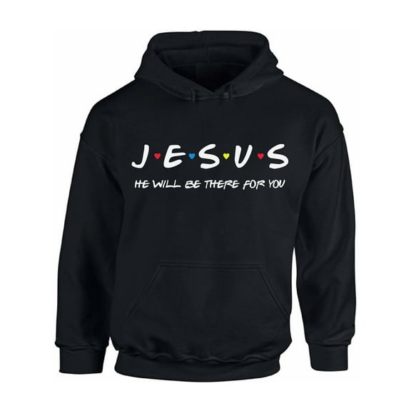 Awkward Styles Religion Unisex Hoodie Jesus He Will Be There for You Hoodie Thanksgiving Mens Hoodie Blessed Christian Women's Hoodie