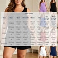 thumbnail image 3 of Ynynloco Womens Plus Size Sleeveless Pajamas Set Casual Loose Sleepwear Soft Pj Sets Tank Top and Shorts 2 Piece Loungewear XL-5XL, 3 of 9