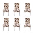 thumbnail image 1 of 6PCS High Elasticity Chair Cover Removable Washable Dustproof Home Hotel Dining Chair CoversType 2, 1 of 14