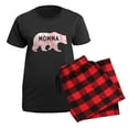 thumbnail image 5 of CafePress - Momma Bear Women's Dark Pajamas - Women's Short Sleeve Print T-Shirt and Pants Dark Cotton Pajama Set, 5 of 7