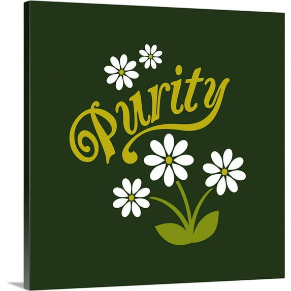 Great BIG Canvas | The Novogratz Premium Thick-Wrap Canvas entitled Novogratz Values - Purity