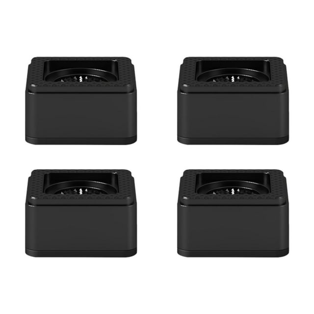 4 piezas anti vibración almohadillas de soporte de pies protege el piso de muebles de muebles de cama fácil de mover almohadilla para para silla sofá 1 capa