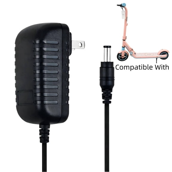 K-MAINS 25.2V AC/DC Adapter Compatible With Segway Ninebot ZING E8 E10 E12 Charger