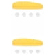 thumbnail image 1 of Inteprter Splatter Screens Guard Dish Splashing Board Mano de obra Exquisito estilo simple Deflector de agua Tableros a prueba de aceite Amarillo Amarillo 2Conjunto, 1 of 6