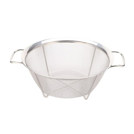 Mesh Strainer with Handle Stainless Steel Draining Mesh Strainer with ...