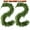 2 PCS 6FT, variant on 2 PCS 9FT Norfolk Pine Garland Christmas Garland, 9FT Cedar Garlands Real Touch Artificial Greenery Garlands Christmas Decorations for Mantle, Table, Wall, Indoor, Outdoor, Holiday